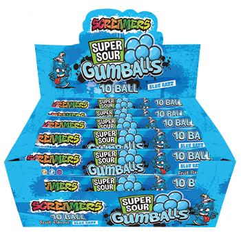 Screamers Sour Blue Gumballs