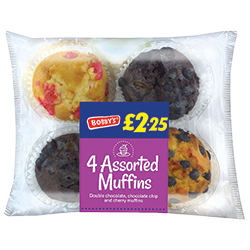 4 Assorted Muffins