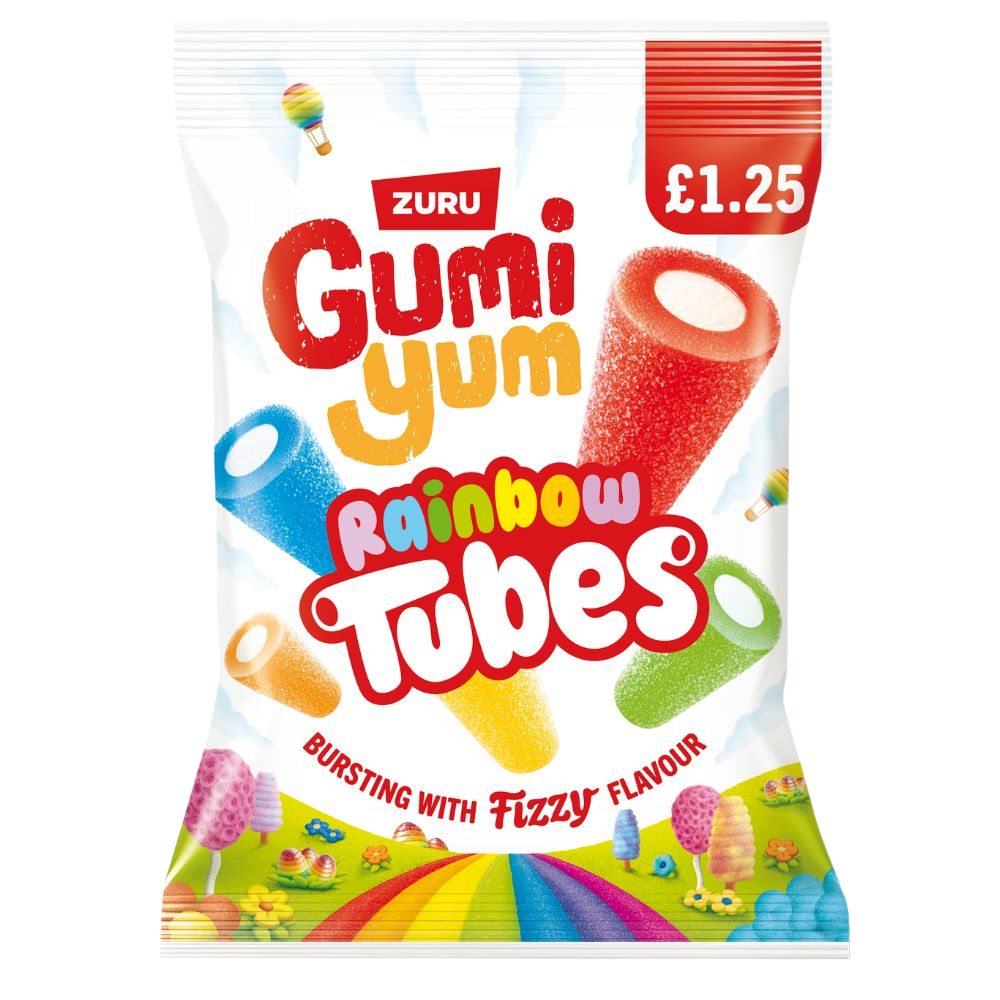 Gumi Yum Rainbow Tubes