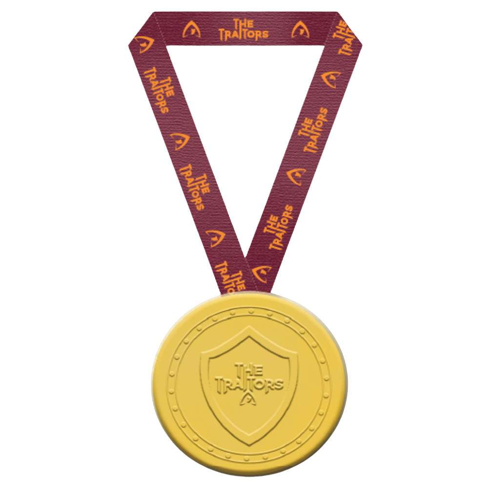 The Traitors Milk Chocolate Shield Medallion