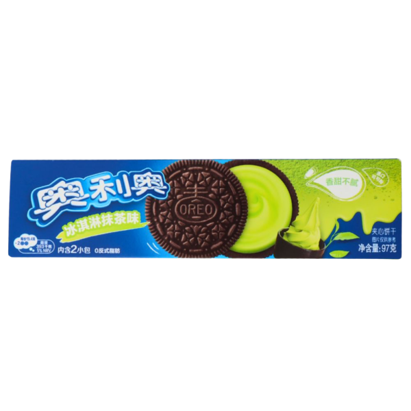 Oreo Sandwich Biscuits with Matcha Flavoured Cream Filling